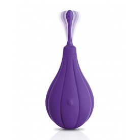 Фиолетовый вибростимулятор Focus Sonic Vibrator с 3 насадками